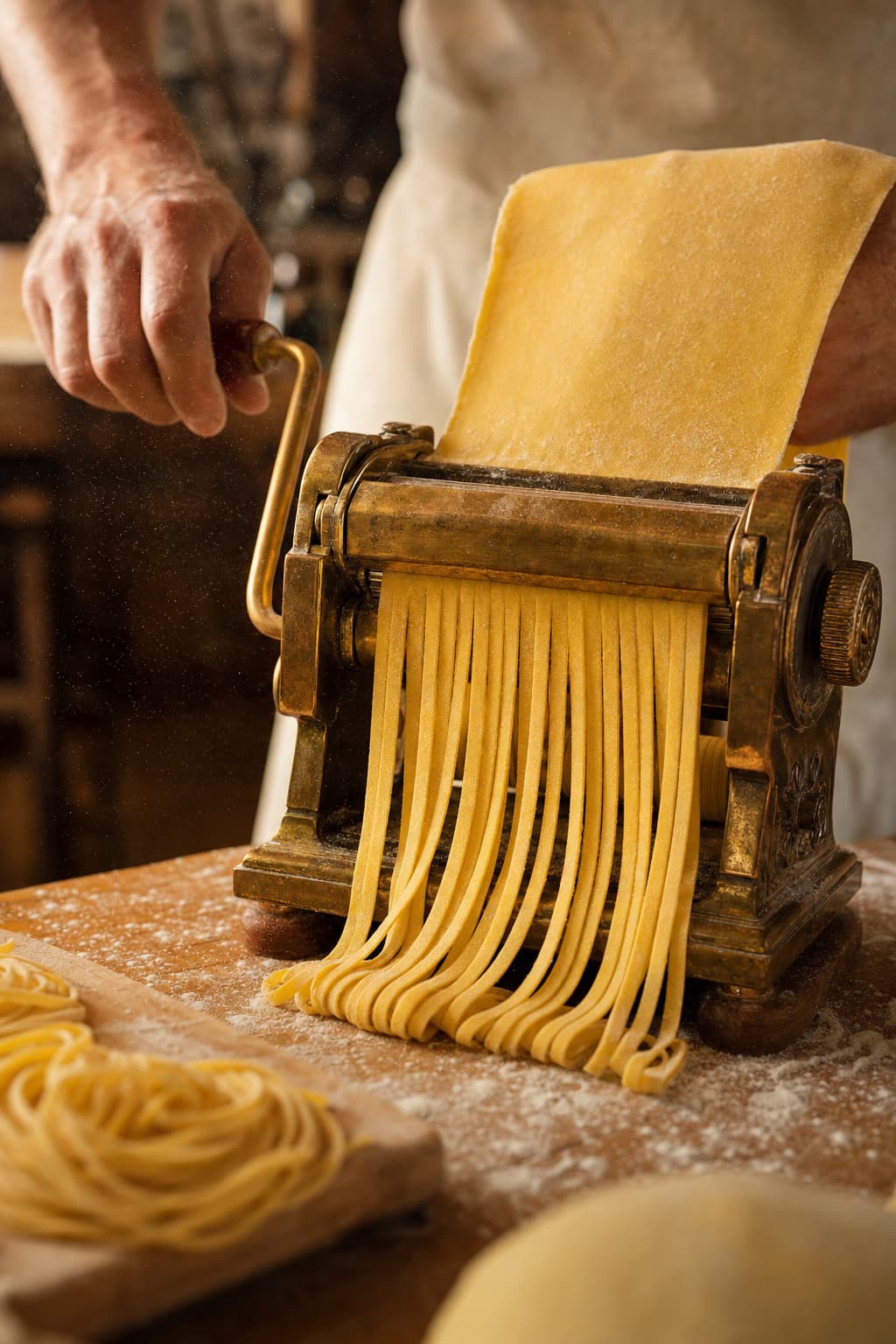 Macchina per la pasta tradizionale in bronzo